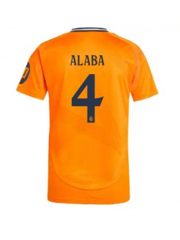 Real Madrid David Alaba #4 Gostujuci Dres 2024-25 Kratak Rukavima